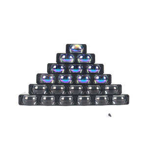 Calandre avant de voiture Mini Matrix Laser phare jaune blanc Led moto projecteur 12V 6000K nouveau montage universel 1200 - Product Image 1