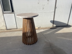 طاولة لمأدبة زفاف ريفية ريفية عتيقة من الكرم خشب الصنوبر - Product Image 6