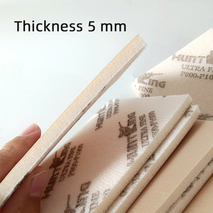 亨特王75X100自粘方磨机植绒海绵砂纸盘用于汽车美容抛光磨具 - Product Image 3