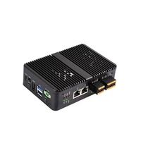 Carte d'extension Waveshare Raspberry Pi CM5, ordinateur industriel à double port réseau Gigabit/2.5G, peut être connecté à des modules 4/5G