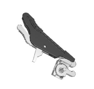 Poignée Schroff ATCA IEA avec ressort, style plongeur, supérieur 20818-121 20818-122 - Product Image 3