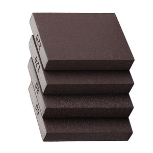 Bloc de ponçage pour <span class=keywords><strong>bois</strong></span>, éponge de ponçage pour cloisons sèches, éponge <span class=keywords><strong>abrasive</strong></span> flexible, éponge de ponçage double face, bloc de polissage humide et sec - Product Image 3