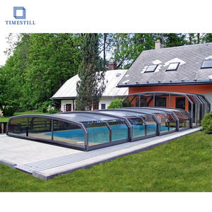 Solárium Deslizante para <span class=keywords><strong>Piscina</strong></span> de Villa, Estilo Minimalista, Ecológico - Product Image 2