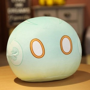Figuras de Anime del Juego <span class=keywords><strong>Genshin</strong></span> <span class=keywords><strong>Impact</strong></span>, Almohada de Peluche Súper Suave y Linda con Forro de Malla para Aliviar el Estrés y Regalo de Cumpleaños para Niños - Product Image 3