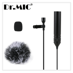 Micrófono Lavalier Omnidireccional de Condensador, 48V, Compatible con XLR de 3 Pines, Micrófono con Clip para Cuello, Micrófono para Cámara y Conferencias - Product Image 1