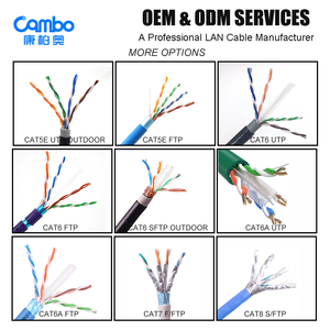 สายเคเบิลอีเทอร์เน็ต Cat6a <span class=keywords><strong>Cat6</strong></span>ใช้กลางแจ้งเป็นสาย RJ45ทองแดง23 24AWG UTP SFTP สำหรับเครือข่าย LAN จำนวนมาก - Product Image 6