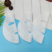 Masque facial en tissu non tissé composite en coton ammoniacal, maille transparente douce et agréable pour la peau, anti-graisse, 50 g/m²