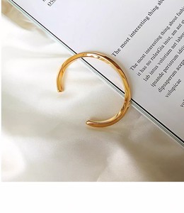 אביזר אופנה נירוסטה כסף מצופה זהב מתכווננת בצורת mobius <span class=keywords><strong>cuff</strong></span> - Product Image 6