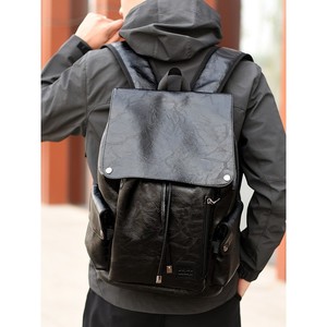 Sac à dos décontracté en PU de qualité supérieure pour homme, élégant et adapté aux déplacements professionnels ou de loisirs, comprend un compartiment pour ordinateur portable - Product Image 4