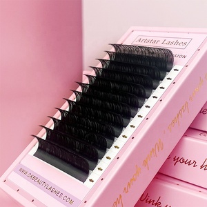 Matte Đen Lash khay mở rộng lông mi Cashmere khối lượng lông mi bán buôn nhãn hiệu riêng nhung Mink lông mi cá nhân - Product Image 1