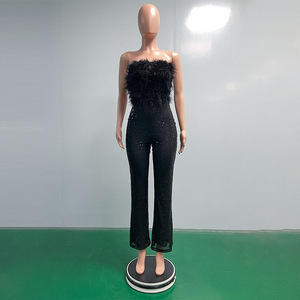 <span class=keywords><strong>Combinaison</strong></span> à paillettes à la mode européenne et américaine <span class=keywords><strong>Combinaison</strong></span> <span class=keywords><strong>de</strong></span> soirée pour dames <span class=keywords><strong>Combinaison</strong></span> formelle - Product Image 3