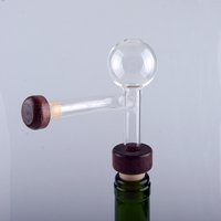 Aérateur à vin transparent soufflé à la main, design classique, capacité 50ml 100ml 150ml, carafe, accessoires de bar, vin rouge