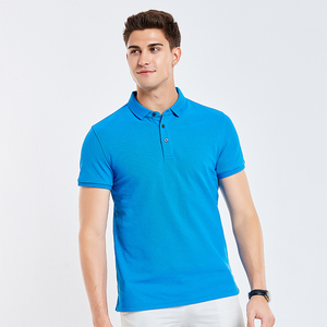 Polo blanc à manches courtes, couleur unie, respirant, tricoté, coupe classique, vêtements décontractés pour hommes - Product Image 2