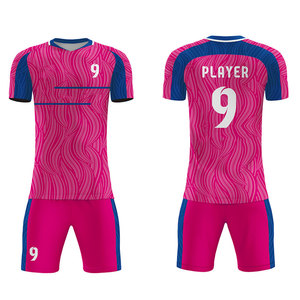 Layanan OEM Warna & Ukuran Kustom Seragam Sepak Bola Terlaris Model Terbaru Seragam Sepak Bola Bernapas Cepat Kering Nyaman - Product Image 1