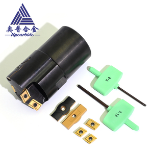 Tête de foret de trepannage en carbure de tungstène BTA, outil de perçage profond avec évacuation fluide des copeaux - Product Image 5