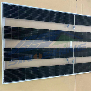 Module PV, panneau solaire transparent bifacial, panneau solaire sans cadre en verre, kits de panneaux solaires BIPV pour les <span class=keywords><strong>fournisseurs</strong></span> de devis de toiture, 380w 390w 400w - Product Image 4