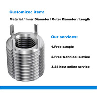 Heavy Duty Keensert Key-Locking Thread Inserts Stainless Steel 303 Fasteners M3-M12 Metric/Inch ISO 9001 Certified