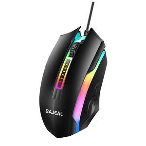 Ratón <span class=keywords><strong>para</strong></span> Juegos con Cable USB, 1200DPI, Retroiluminación LED RGB, <span class=keywords><strong>Sensor</strong></span> Óptico Ergonómico 3D, <span class=keywords><strong>para</strong></span> Computadora Portátil y de Escritorio, Accesorios en Stock - Product Image 1