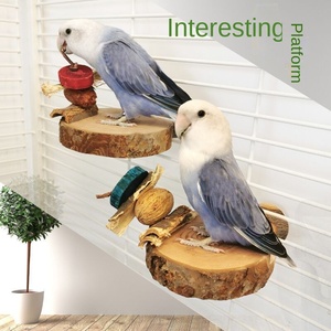 Hoa mẫu đơn Xuan Feng Vẹt gỗ nền tảng cá rô cho chim để xay hạt & làm giảm sự nhàm chán tính năng Apple & TREE thiết kế - Product Image 1