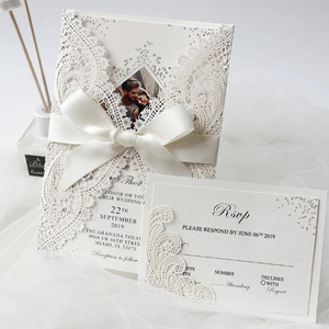 Biglietto d'invito personalizzato di lusso in carta con busta e sigillo, biglietti di auguri <span class=keywords><strong>per</strong></span> <span class=keywords><strong>matrimonio</strong></span> - Product Image 5