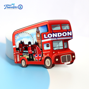 Aimants de réfrigérateur en forme de bus, souvenirs touristiques personnalisés Travelpro, logo personnalisé, dessin animé 3D en MDF - Product Image 2