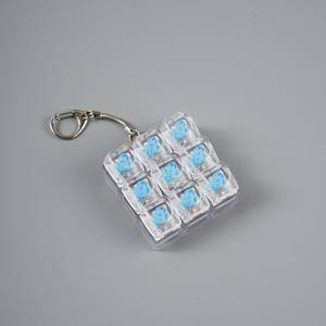 Juguete Antiestrés de Nueve Teclas, Material Transparente de PC, Botones Mecánicos, Iluminación, Regalo para Aliviar el Estrés, Unisex, Edades 8-13 - Product Image 3