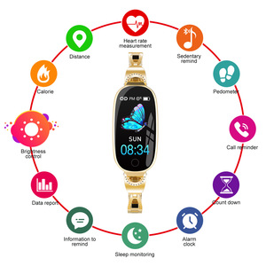 สมาร์ทวอทช์ F18 สำหรับผู้หญิง หน้าจอ TFT รองรับ IOS แม่เหล็กกันน้ำ IP68 ติดตามรอบเดือนผู้หญิง ระบบ GPS แสดงเส้นทาง - Product Image 4