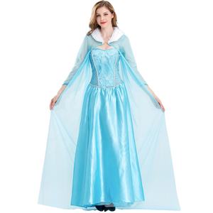 Costume di Halloween Principessa <span class=keywords><strong>Elsa</strong></span> di <span class=keywords><strong>Frozen</strong></span>, Abito per Cosplay Adulti - Product Image 2