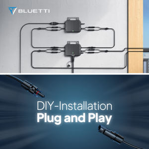 Bluetooth Balcony <span class=keywords><strong>Solar</strong></span> System 800W Plug & Play <span class=keywords><strong>Kit</strong></span> dengan Inverter mikro CE bersertifikat untuk EU-hemat listrik instalasi DIY mudah - Product Image 3