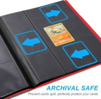 Album de cartes de sport multicolore Foamgrid avec logo personnalisé Yu-Gi-Oh Kpop, classeur de cartes à collectionner 9 poches pour cartes Pokémon PP