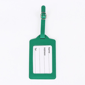 Etichette per Bagagli di Lusso in Pelle PU Personalizzabili con Logo, Vendita all'Ingrosso - Product Image 6