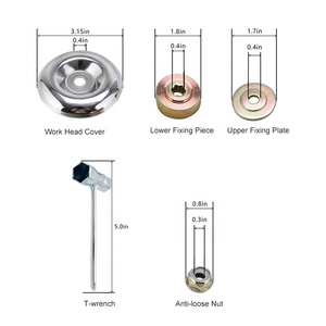 150mm/200mm <span class=keywords><strong>fil</strong></span> d'acier essence hydraulique <span class=keywords><strong>coupe</strong></span>-herbe tête rotative mauvaises herbes débroussailleuse lames pièces universelles tondeuse à gazon jardin - Product Image 5