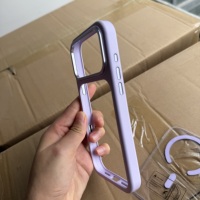Funda Magnética Transparente 2 en 1 Desmontable para iPhone 17 15 13 Pro Max, Placa Trasera Extraíble de PC y TPU, Marco Protector Personalizado con Impresión UV