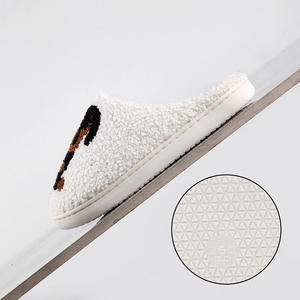 Coton confortable pour femmes pour pantoufles chaud hiver épais-doux épaissi chaussures en peluche maison teckel Style respirant - Product Image 4