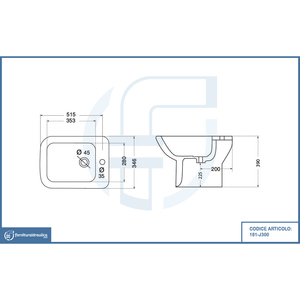 Spruzzatore Bidet Jasmine Water dal Design Verticale Moderno, Facile da Usare, in Ottone e Plastica ABS per WC, Bagno, Pulizia Esterna e Viaggi - Product Image 2