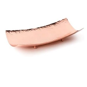 Bandeja de metal con acabado brillante adecuada para ensaladas, platos, platos, fiestas, bodas y festivales, bandeja para servir con asas - Product Image 5