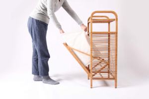 Fabricant direct organisateur de linge multifonctionnel panier à linge pliable de bonne qualité avec poignées - Product Image 6