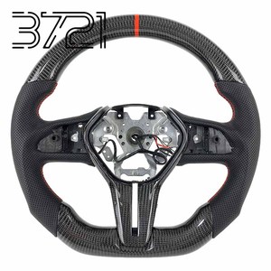 Volante Deportivo de Fibra de Carbono con LED Rojo para Infiniti Q60 Q50 QX50 QX55 QX60 CV37 V37, Interior Deportivo 2017-2025 - Product Image 1