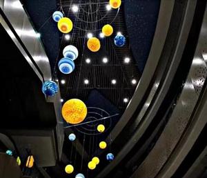 20CM Led planète boule Mercure Vénus Terre <span class=keywords><strong>Mars</strong></span> Jupiter Saturne Uranus Neptune Pluton lustres suspensions - Product Image 3