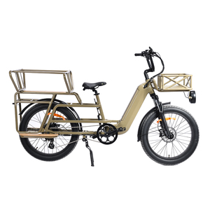 Vélo Électrique Cargo Familial Intégré avec Batterie 48V 20Ah Downtube 750W, Longue Queue pour Deux Enfants, Nouveauté 2024 - Product Image 4