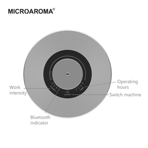 Humidificadores de aire de Color plateado de gran capacidad de 110ml Difusores de aceite aromático de Metal - Product Image 5