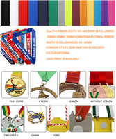 Maßgefertigte Schulmedaillen Akademische Sport-Abschlusspreise Gold Silber Bronze Plattiert mit Band für Wettbewerbe und Auszeichnungen