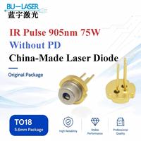Diode laser infrarouge pulsée 905 nm 75 W TO18 5,6 mm pour équipements optiques industriels et systèmes de détection