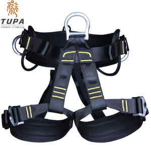 Arnés de Seguridad de Medio Cuerpo Tupa, Poliéster Ajustable, Hebilla de Conexión Rápida, 3 Anillas en D para Escalada, Rappel y Aventuras al Aire Libre - Product Image 1