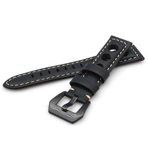 Cinturino <span class=keywords><strong>per</strong></span> Orologio da <span class=keywords><strong>Uomo</strong></span> <span class=keywords><strong>in</strong></span> Vera <span class=keywords><strong>Pelle</strong></span> di Vitello Traforata <span class=keywords><strong>per</strong></span> Rally e Sport, Fatto a Mano <span class=keywords><strong>in</strong></span> <span class=keywords><strong>Pelle</strong></span> Crazy Horse - Product Image 6