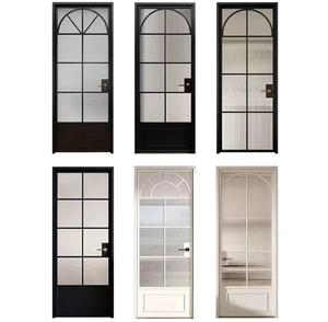 Pintu ayunan baja gaya Prancis, pintu kaca baja, pintu kaca ganda, pintu Interior - Product Image 6