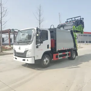 2025 CLW 4t <span class=keywords><strong>camion</strong></span> à <span class=keywords><strong>benne</strong></span> basculante compacteur électrique <span class=keywords><strong>camion</strong></span> à ordures utilisé pour la collecte des ordures Offre Spéciale - Product Image 1