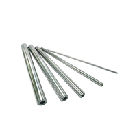 Tige d'axe creux en acier GCr15 de 12 mm à 150 mm avec roulement pour vérin pneumatique, haute dureté, nickelée