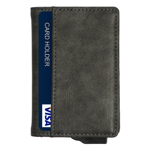 CardHoda Slim PU Card Holder Minimalist <b>Wallet</b> <b>Men</b> Short Size Open Closure <b>RFID</b> Protection - Product Image 4
