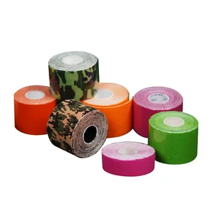 OEM Custom Logo Printing Pattern Kinesiology Sports Muscle Tape For Sports And Physiotherapy